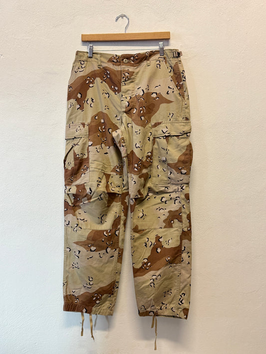 Vintage Desert Chocolate Cargo Pants Us Army “W33”