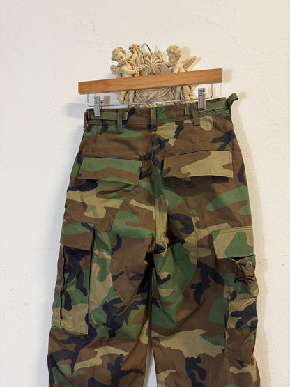 Vintage Woodland Camo Cargo Pants Us Army “W26”