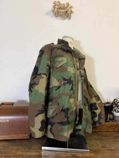 Vintage Woodland Field Jacket M65 Us Army “L/XL”