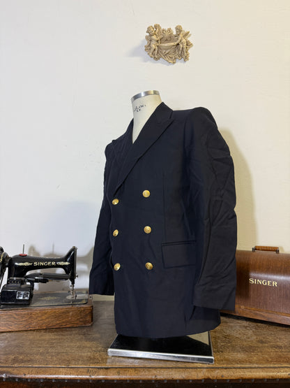 Vintage 00’s Italian Navy Double Breasted Jacket “M/L”