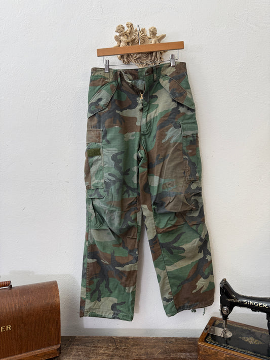 Vintage Woodland Cargo Pants M65 Us Army “W31”