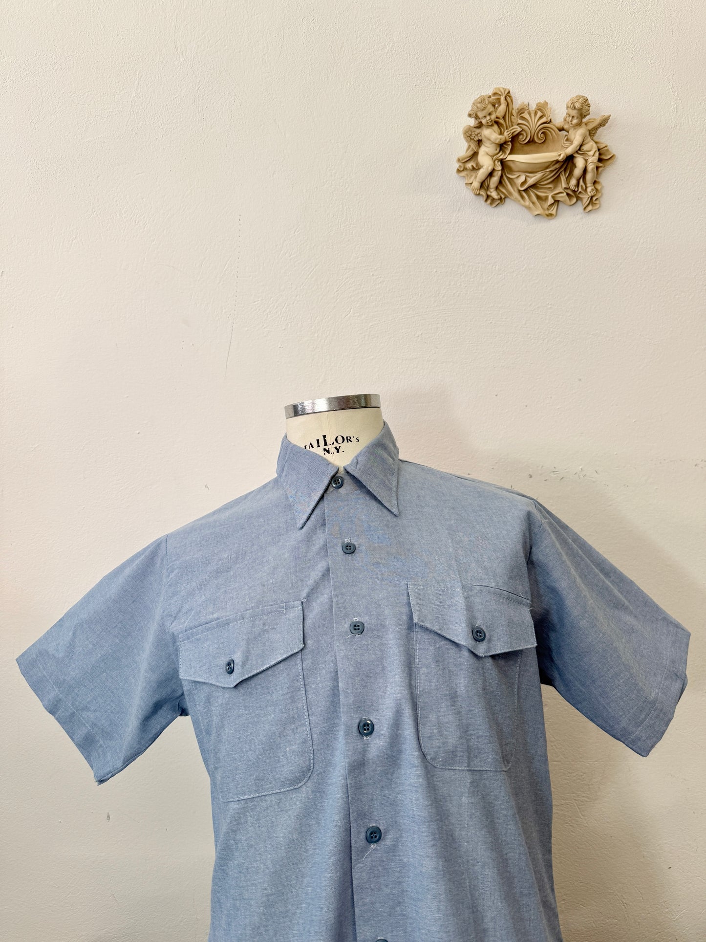 Deadstock 80’s Seafarer Shirt Made in Usa “M”