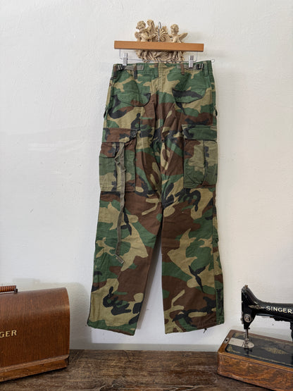 Vintage Woodland Cargo Pants M65 Us Army “W31”