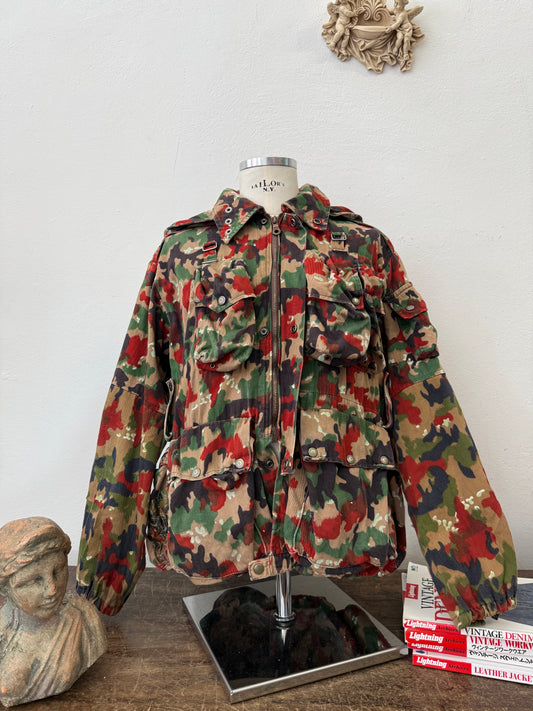 Vintage Swiss Army Camo Jacket M70 “L/XL”
