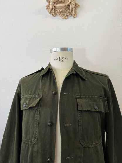 Vintage 80’s Faded Hungarian Army Shirt “S”