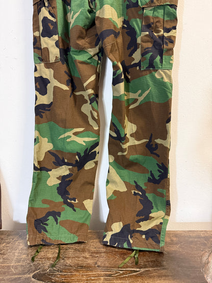 Vintage Woodland Camo Cargo Pants Us Army Rip Stop “W36”