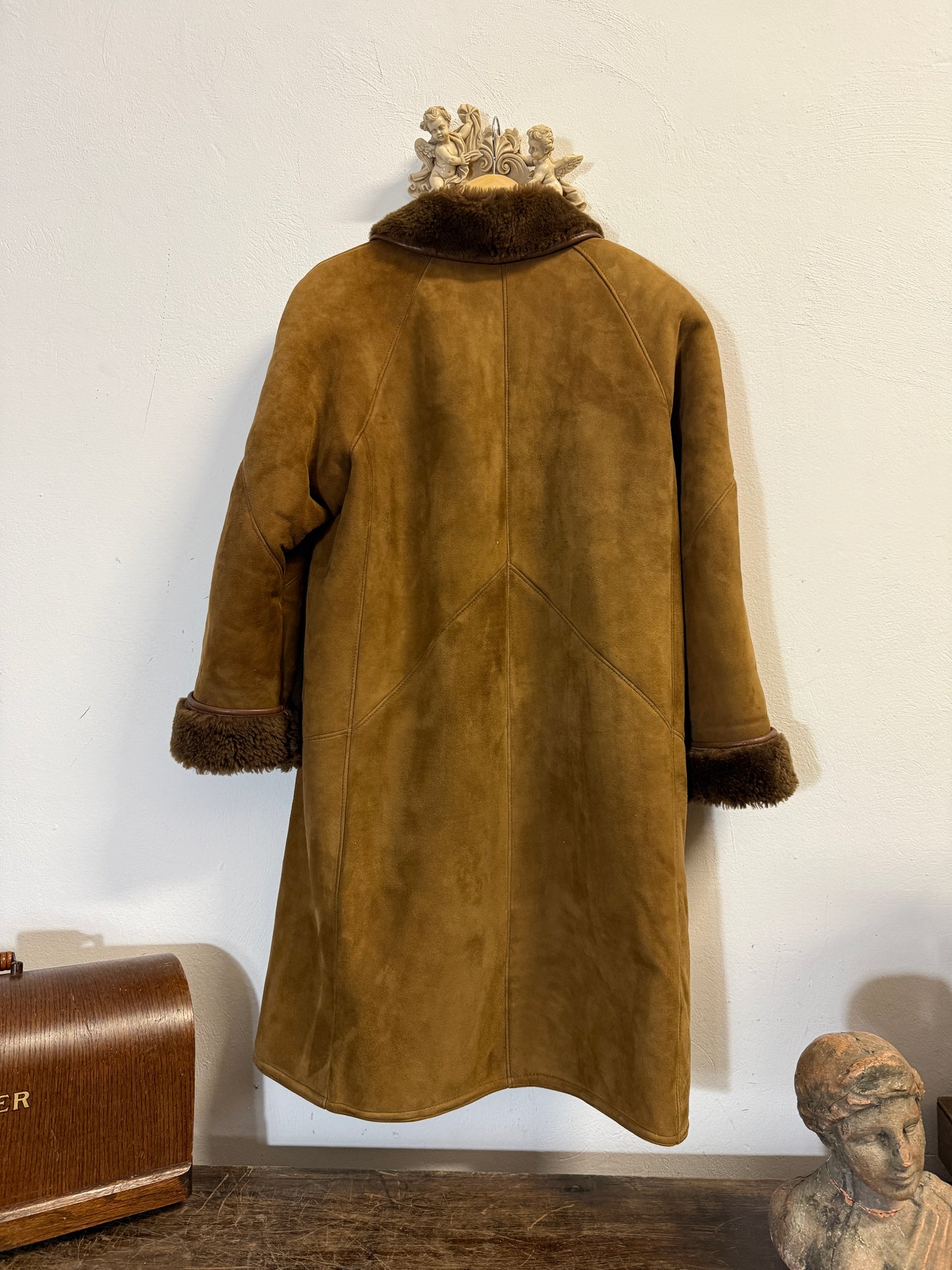 Vintage 80’s Woman Shearling Jacket “L”