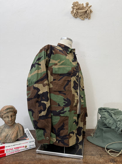 Vintage Woodland Jacket Us Army “XL”