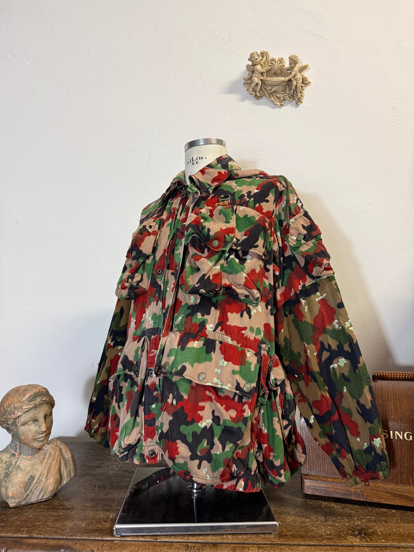 Vintage Swiss Army Camo Jacket M70 “L/XL”