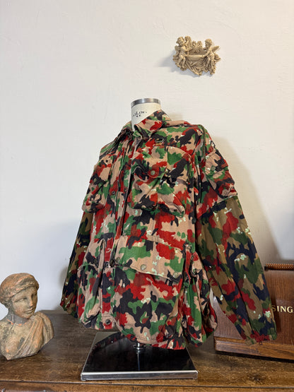 Vintage Swiss Army Camo Jacket M70 “L/XL”