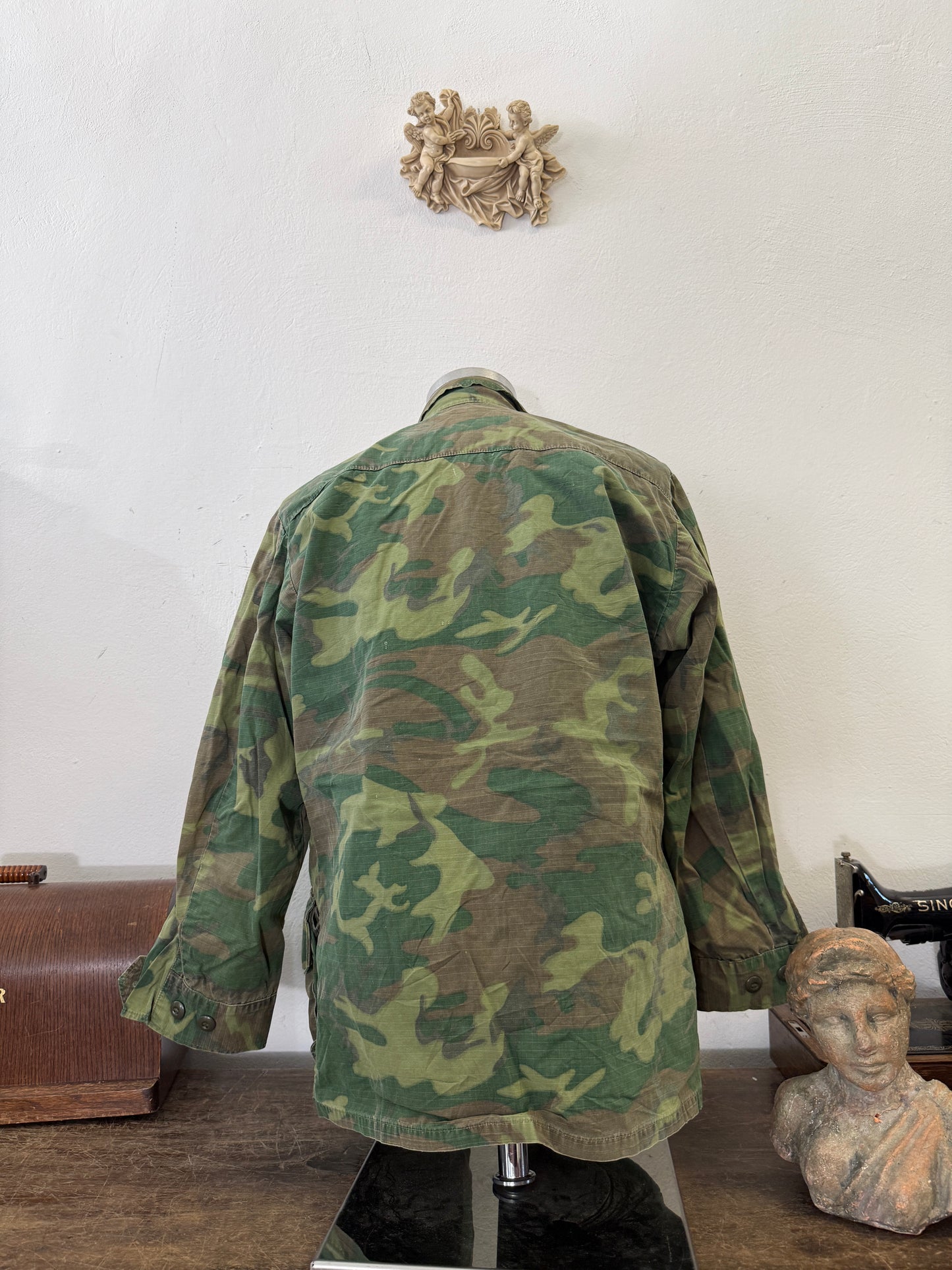 Vintage 60’s Ripstop Jungle Jacket ERDL Us Army “M/L”
