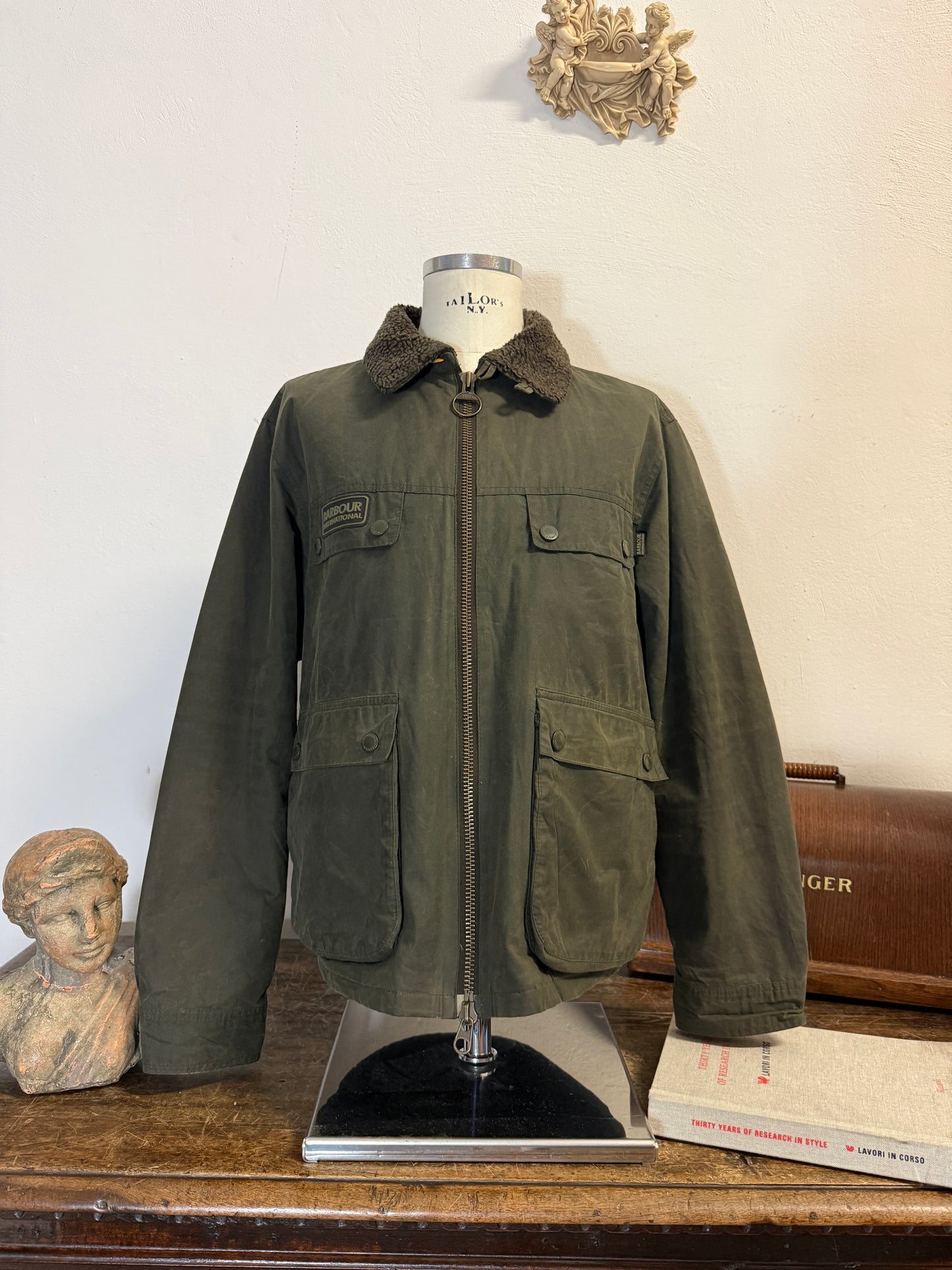 Vintage Barbour Flight Jacket  “XL”