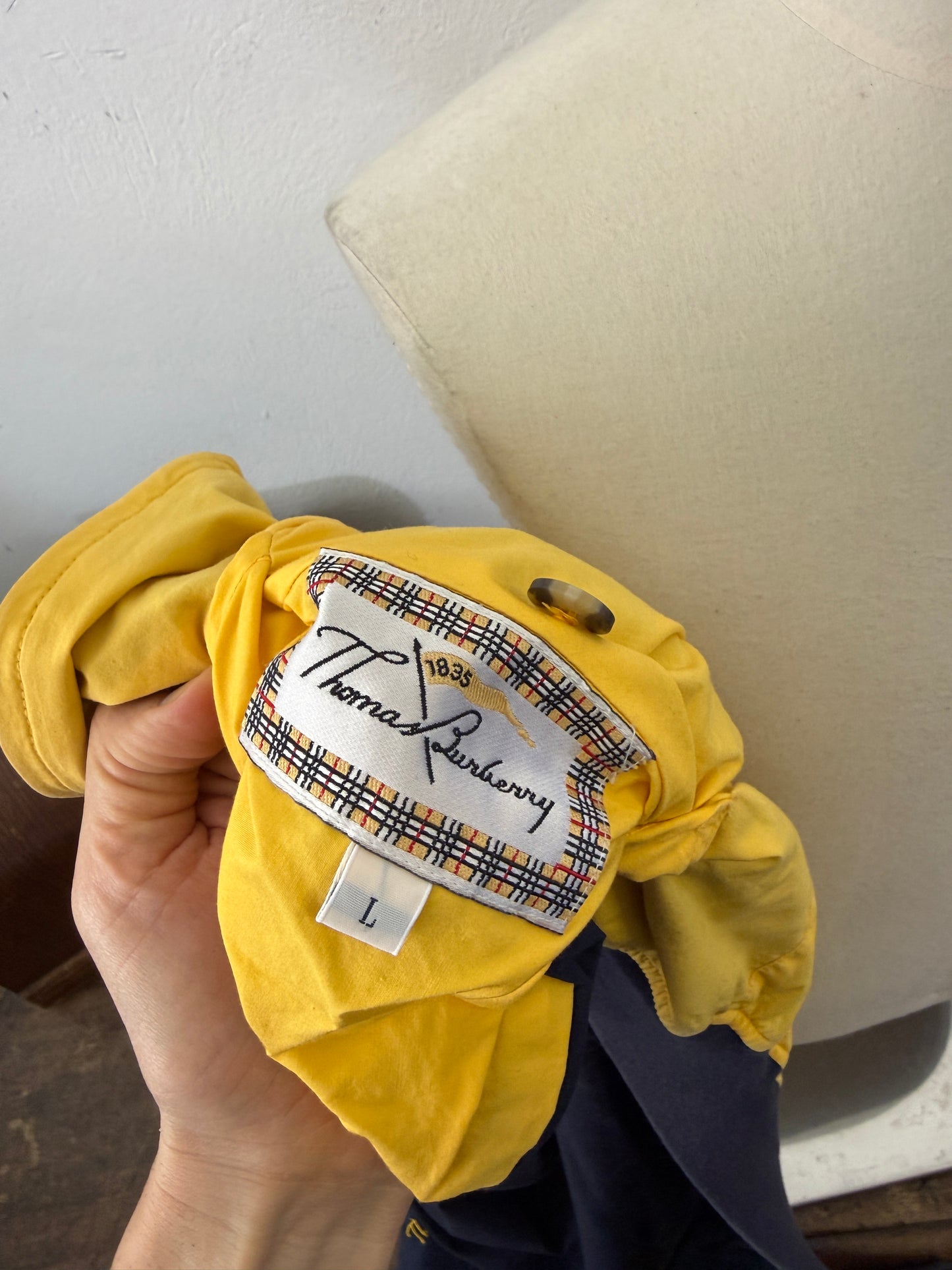 Vintage Burberry Bomber Jacket Reversible “L/XL”