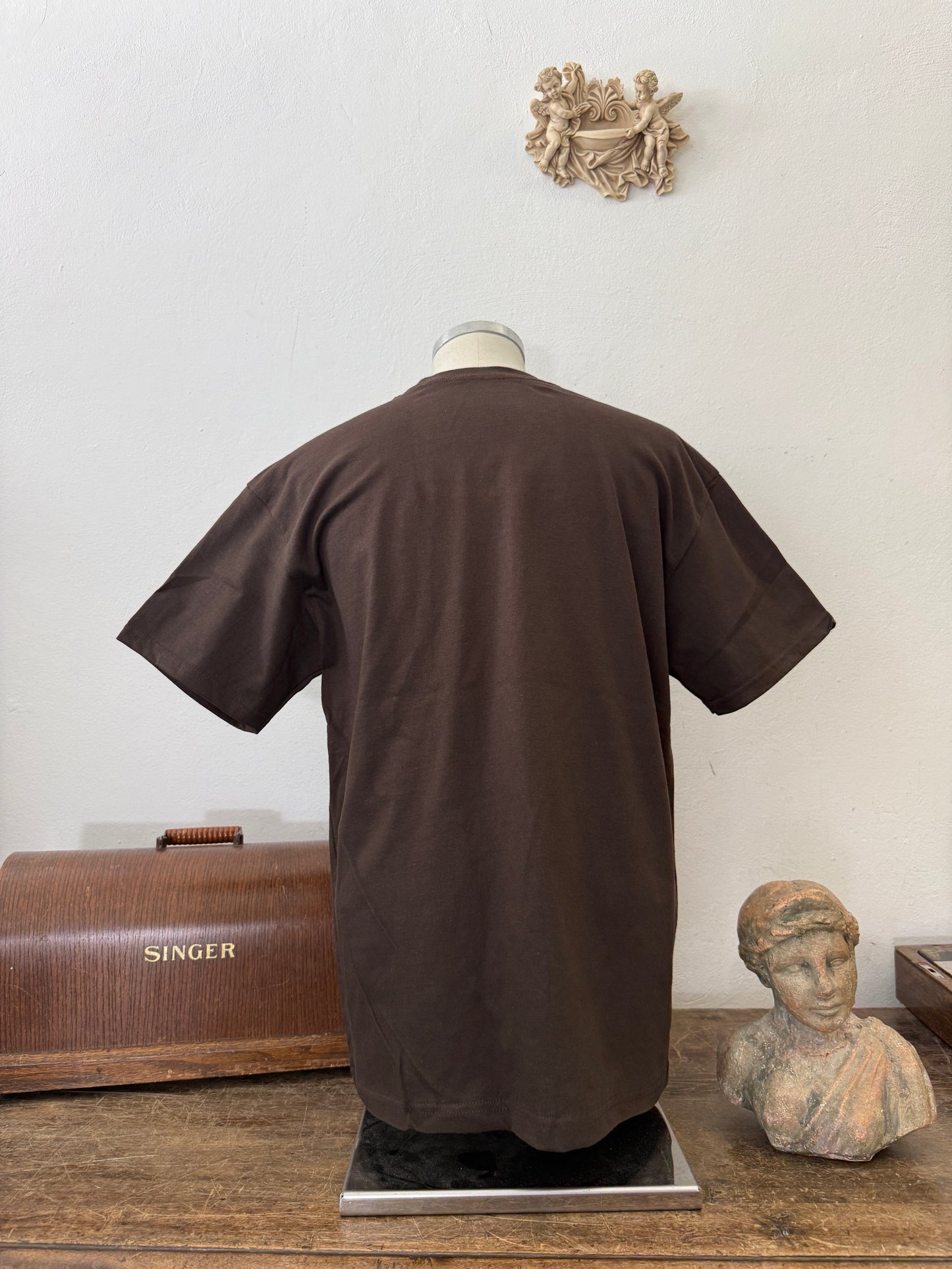 Brown T-Shirt with US Cotton - Mister Archive®