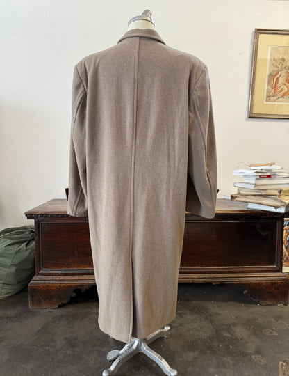 Khaki Wool Coat “L/XL”