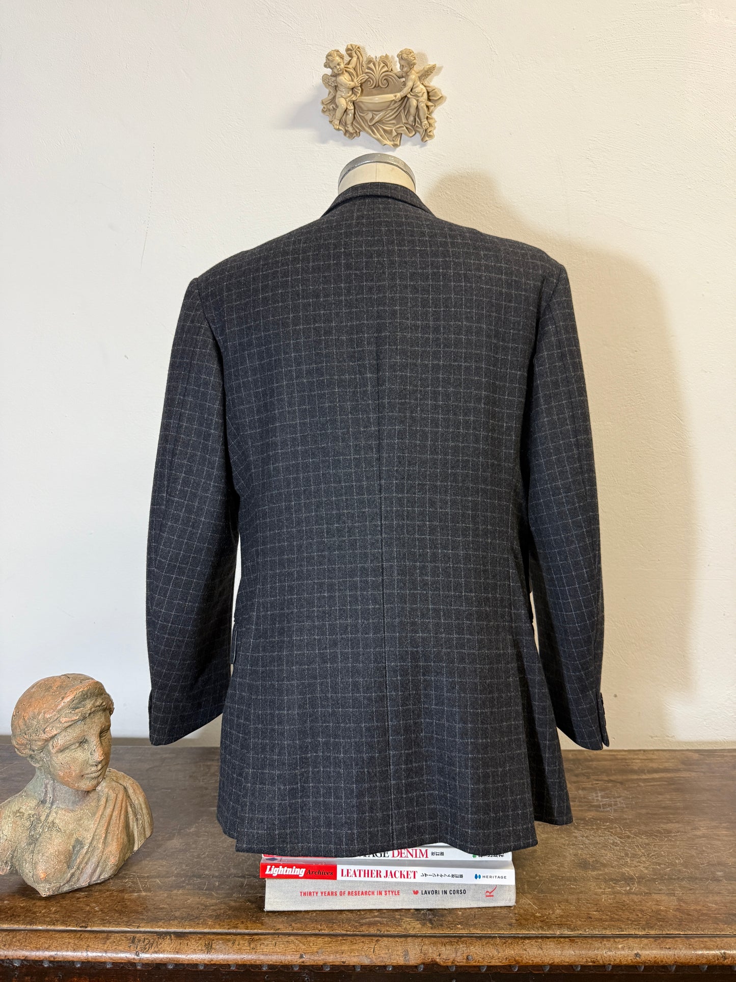 Vintage Grid Blazer “M”