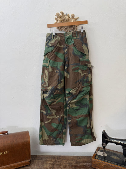 Vintage Woodland Cargo Pants M65 Us Army “W26”
