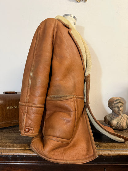 Vintage 80’s Shearling Jacket “XL”