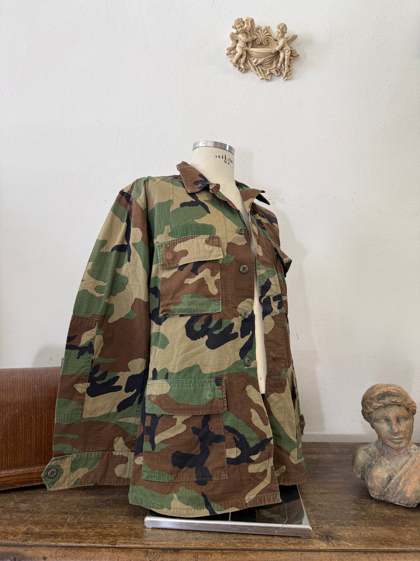 Vintage Ripstop Woodland Us Army Jacket “L/XL”