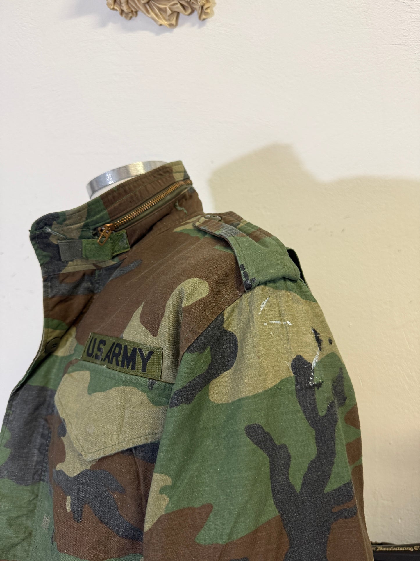 Vintage Woodland Field Jacket M65 Us Army “M”