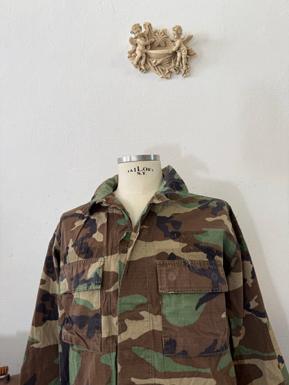 Vintage Ripstop Woodland Us Army Jacket “L”
