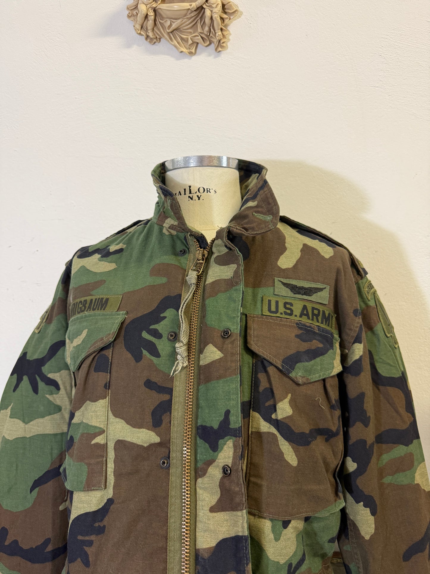 Vintage Woodland Field Jacket M65 Us Army “L/XL”
