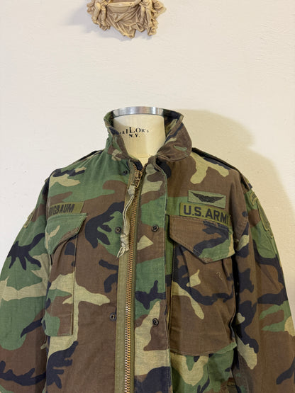 Vintage Woodland Field Jacket M65 Us Army “L/XL”