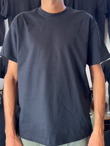 Black Tee with U.S. Cotton - Mister Archive®