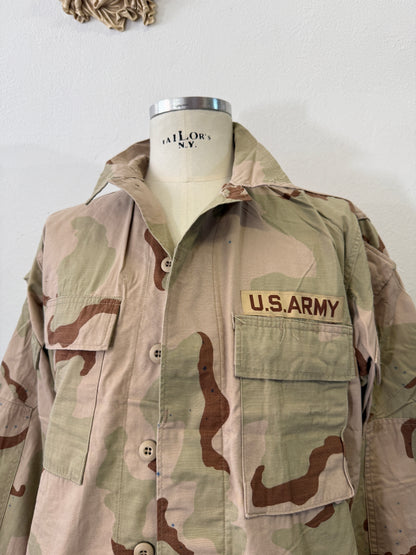 Vintage BDU Camo Jacket Ripstop US Army “M”