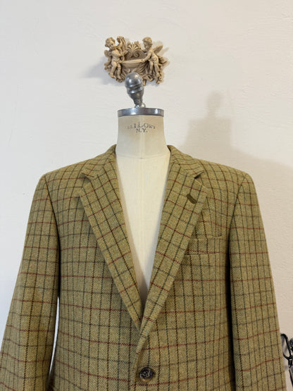 Vintage Checkered Wool Jacket “L”