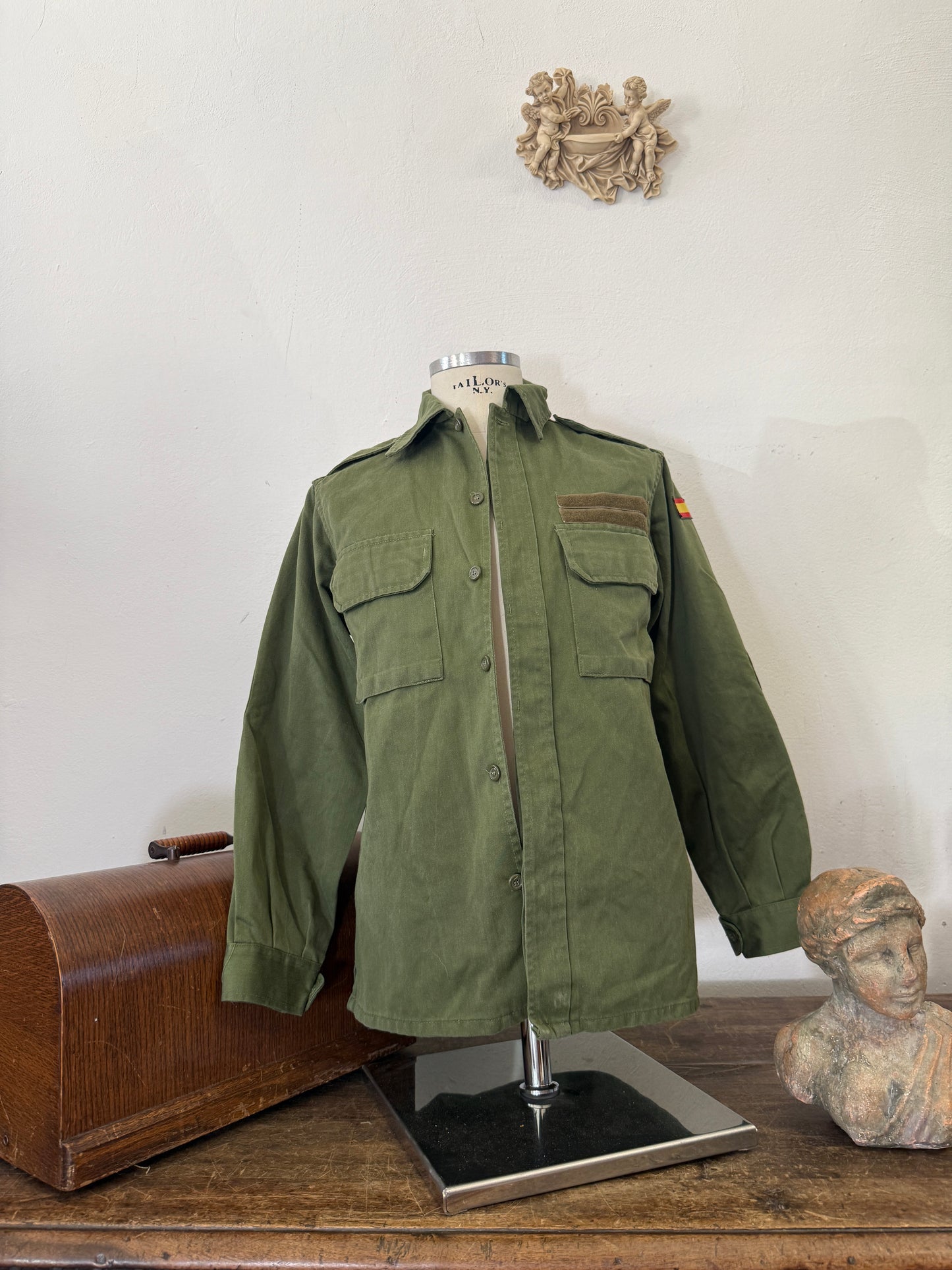 Vintage Spanish Army Shirt “M”