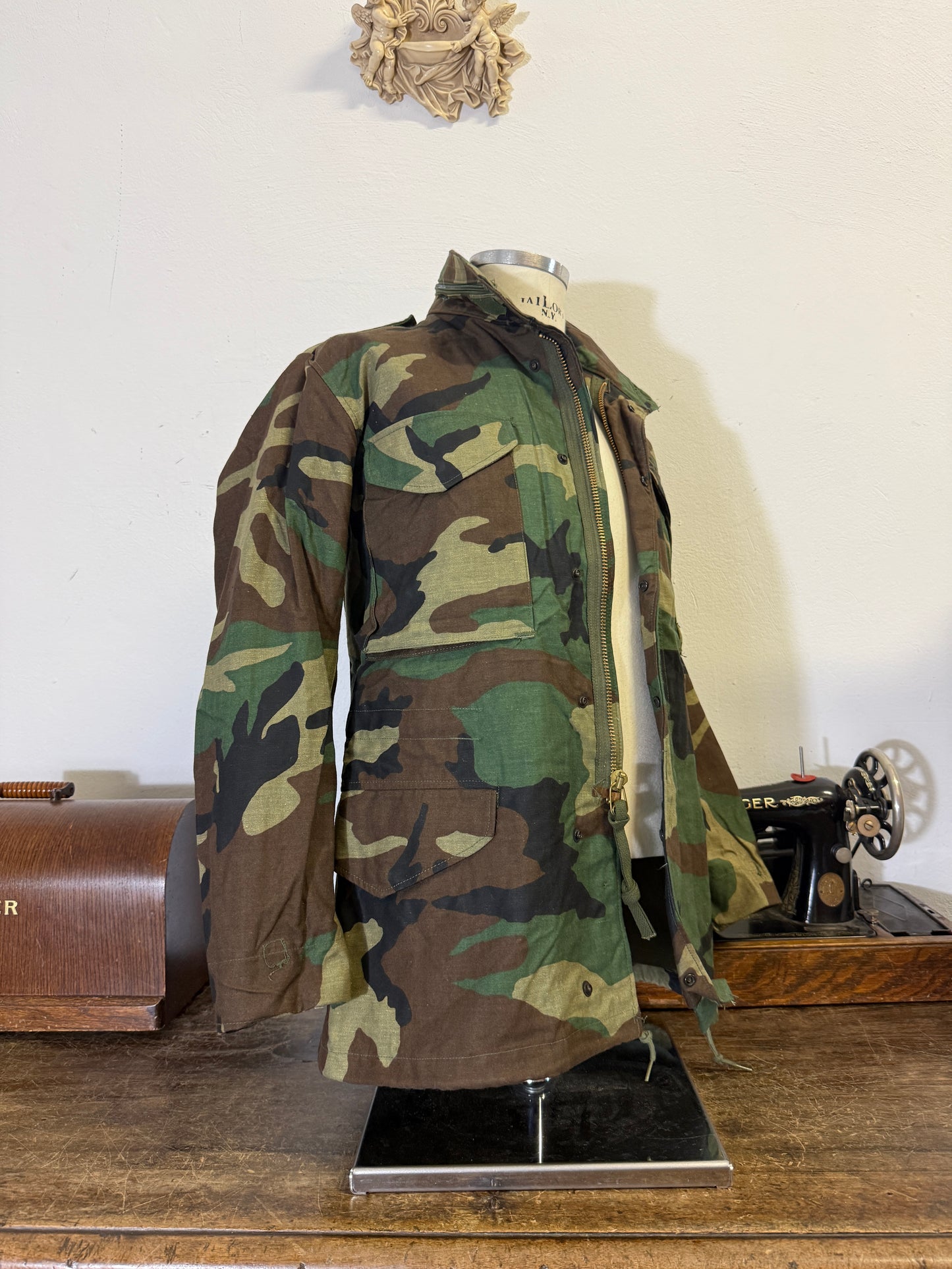 Vintage Woodland Field Jacket M65 Us Army “XS/S”