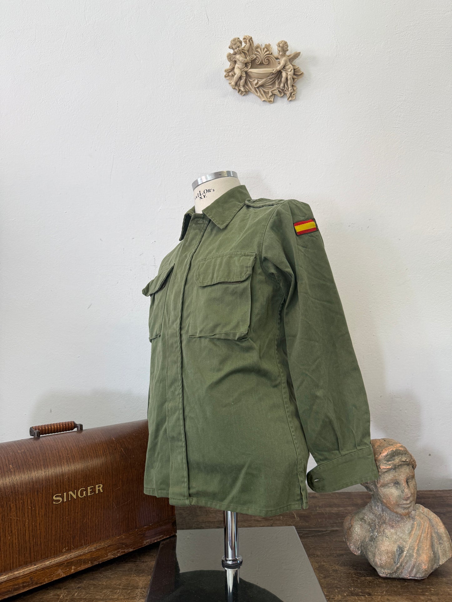 Vintage Spanish Army Shirt “XS”