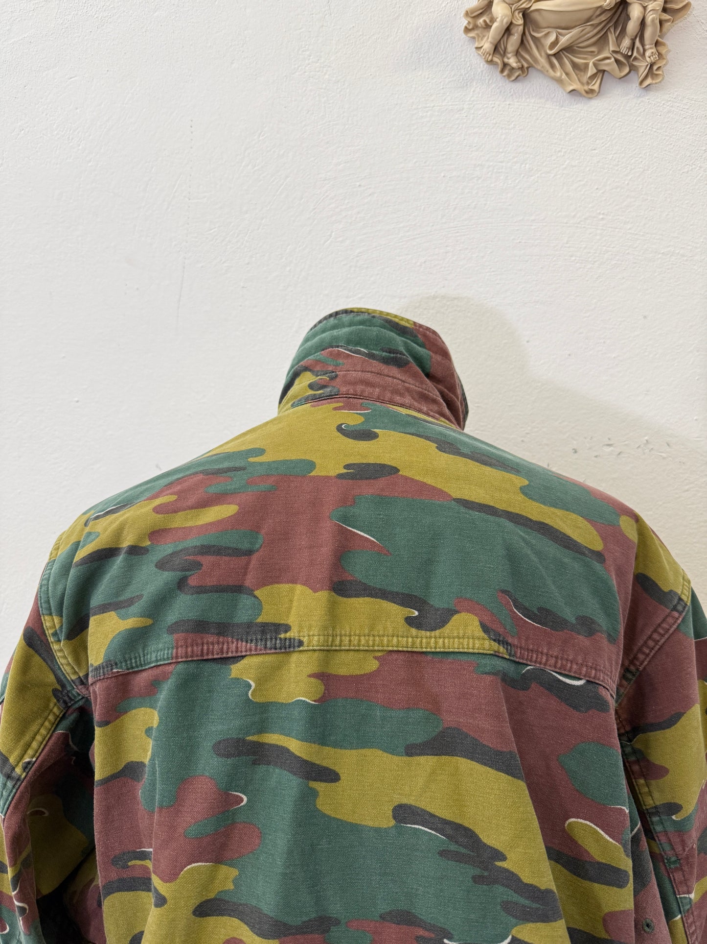 Vintage Belgian Army Camo Jacket “XL”