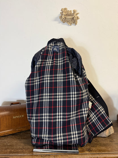 Vintage Raglan Wool Burberry Coat “L”
