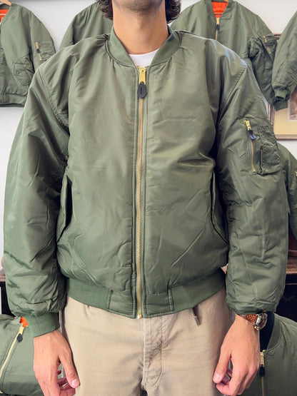 Olive Bomber Jacket MA1