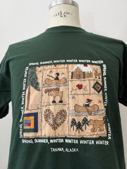 Vintage Fruit Of The Loom Tee Single Stich Made in Usa “L”