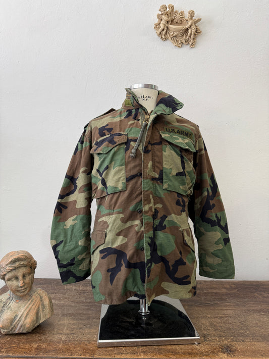 Vintage Woodland Field Jacket M65 Us Army “S”