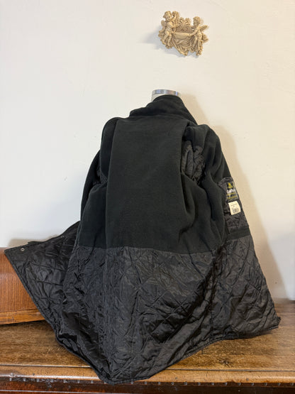 Vintage Black Wax Jacket Barbour Made in England “XL”