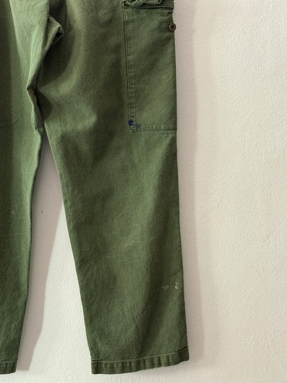 Vintage Swedish Army Fatigue Pants “W34”