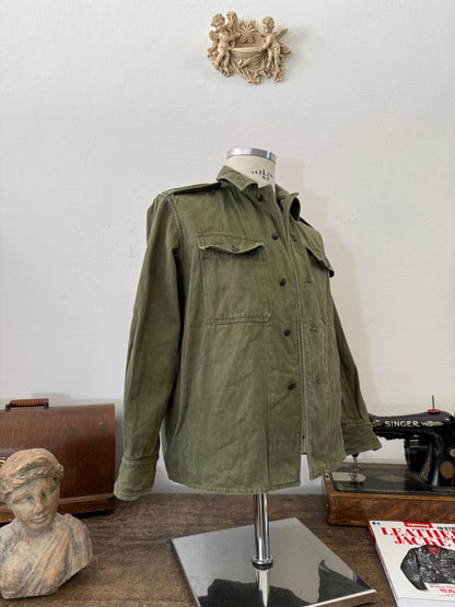 Vintage 80’s Faded Hungarian Army Shirt “XS”