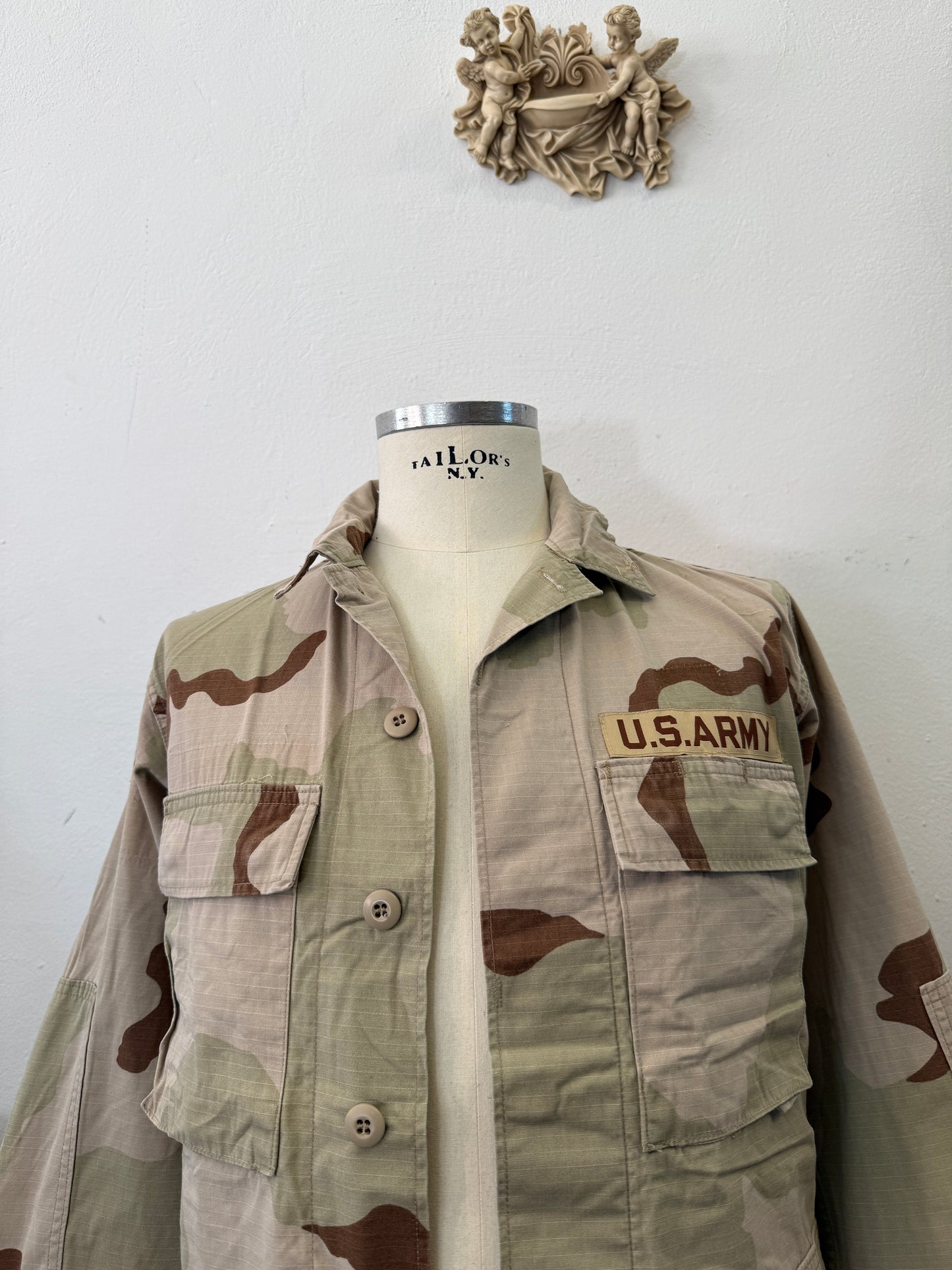 Vintage BDU Camo Jacket Ripstop US Army “S”