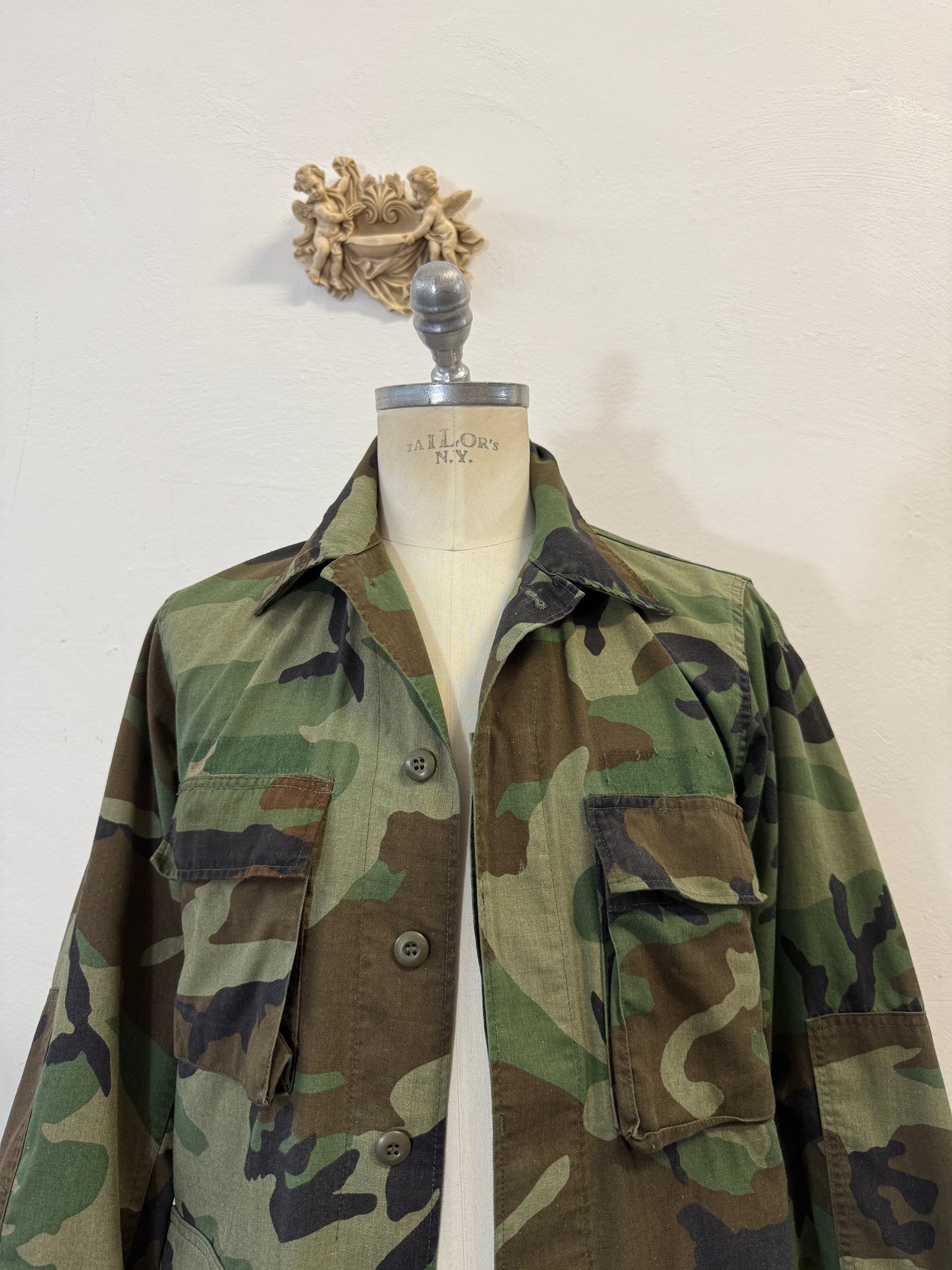 Vintage Woodland Jacket Us Army “M/L”