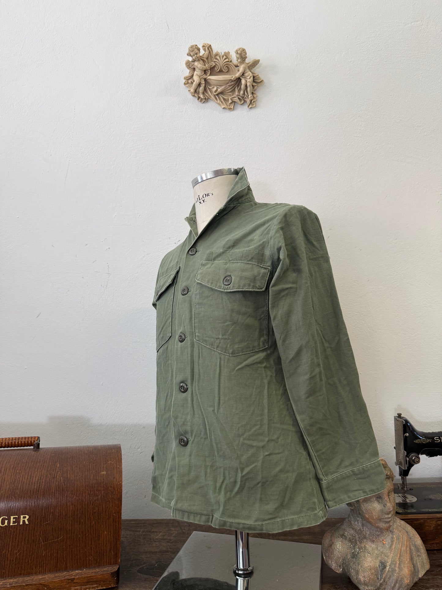 Vintage Og 107 Us Army Shirt “XS”