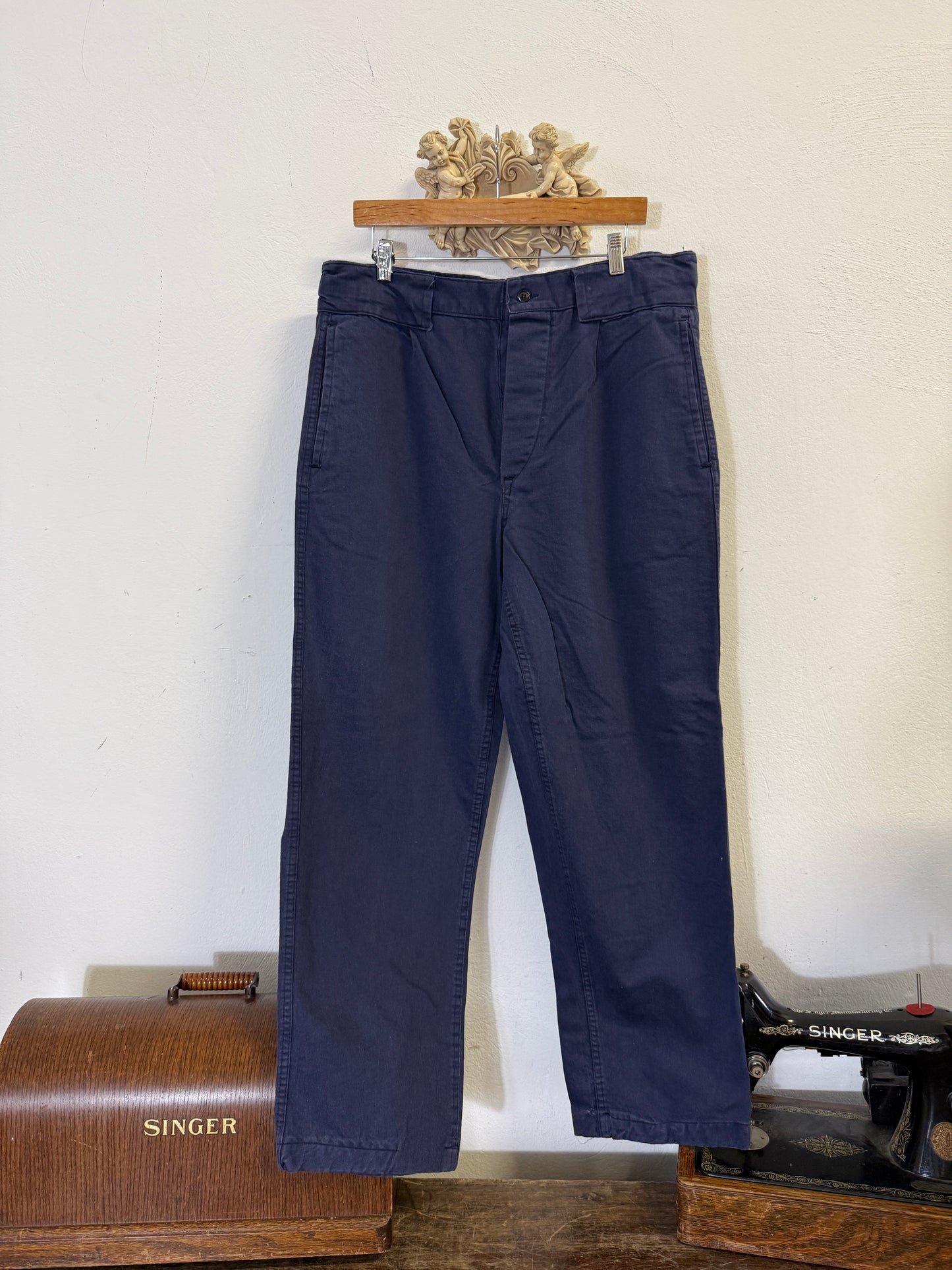 Vintage 80’s Italian Navy Pants “W36”