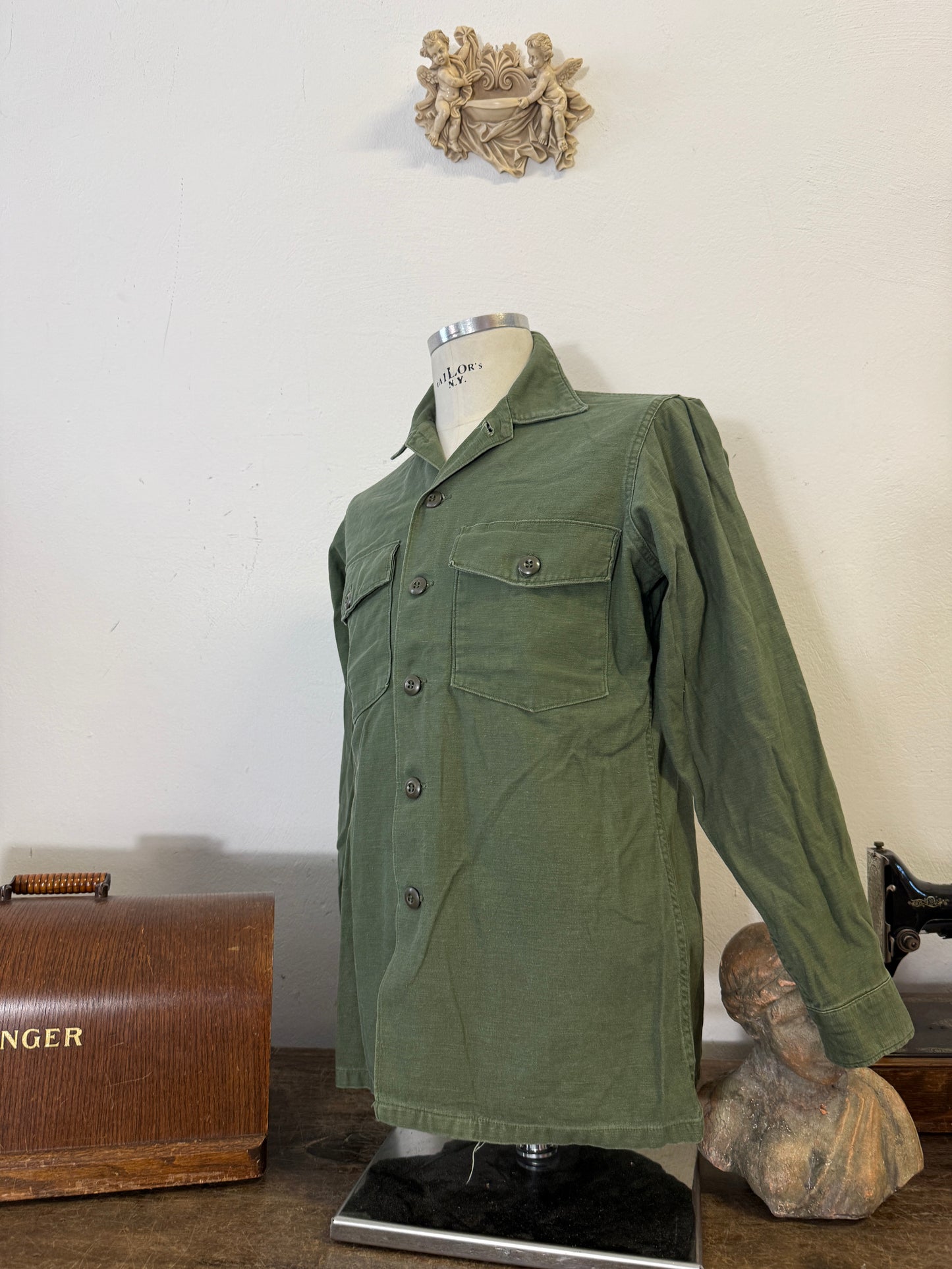 Vintage Og 107 Us Army Shirt “M”