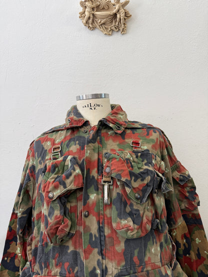 Vintage Swiss Army Camo Jacket M70 “L/XL”