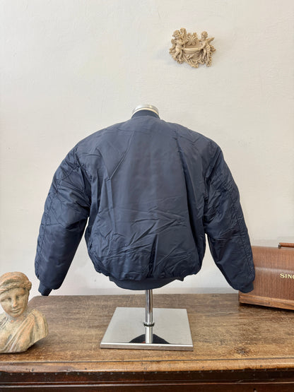 Blue Navy Bomber Jacket MA1