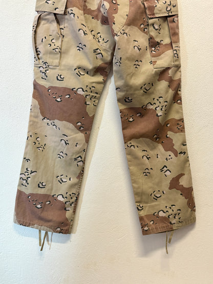 Vintage Desert Chocolate Cargo Pants Us Army “W33”