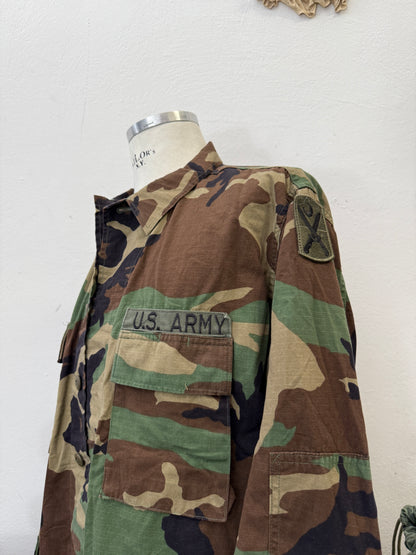 Vintage Woodland Jacket Us Army “XL”